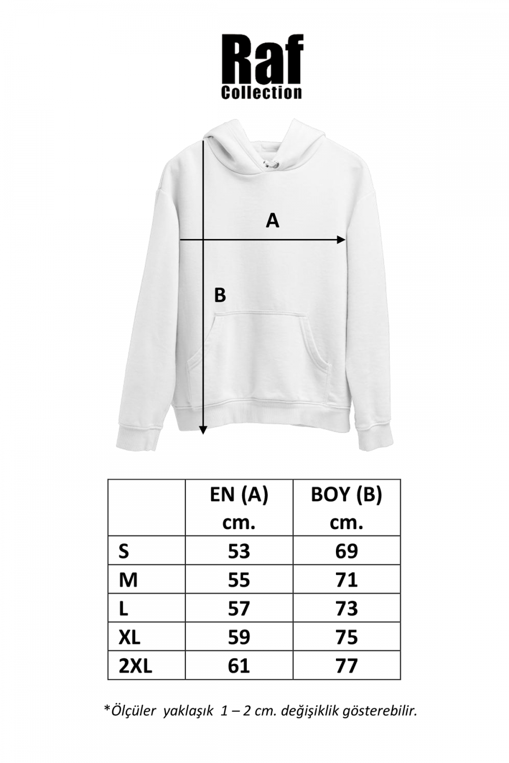 Raf Coll Mor Oversize Bisiklet Yaka Basic Ünisex Sweatshirt